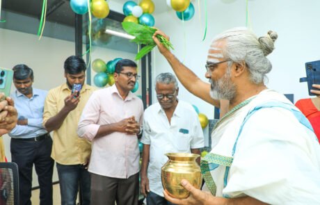 5D8A9136 Traditional ceremony during Longshore Labs Chennai Development Center inauguration